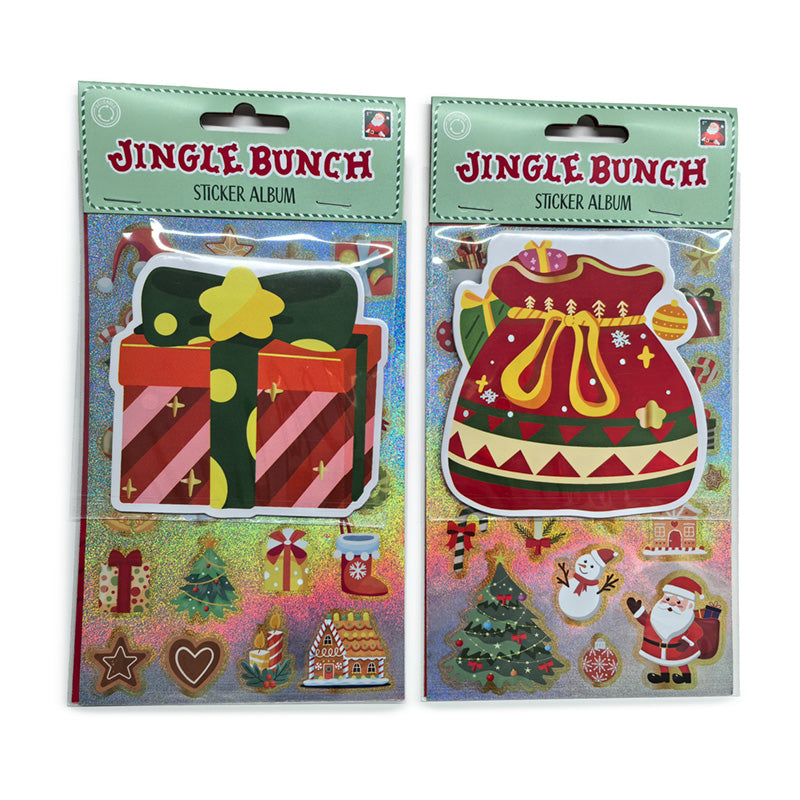 Christmas Jingle Bunch Sticker Book and Stickers Set