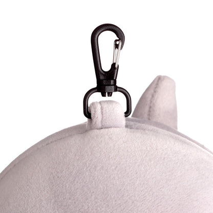 Archie the Shark eye mask and pillow for travel comfort