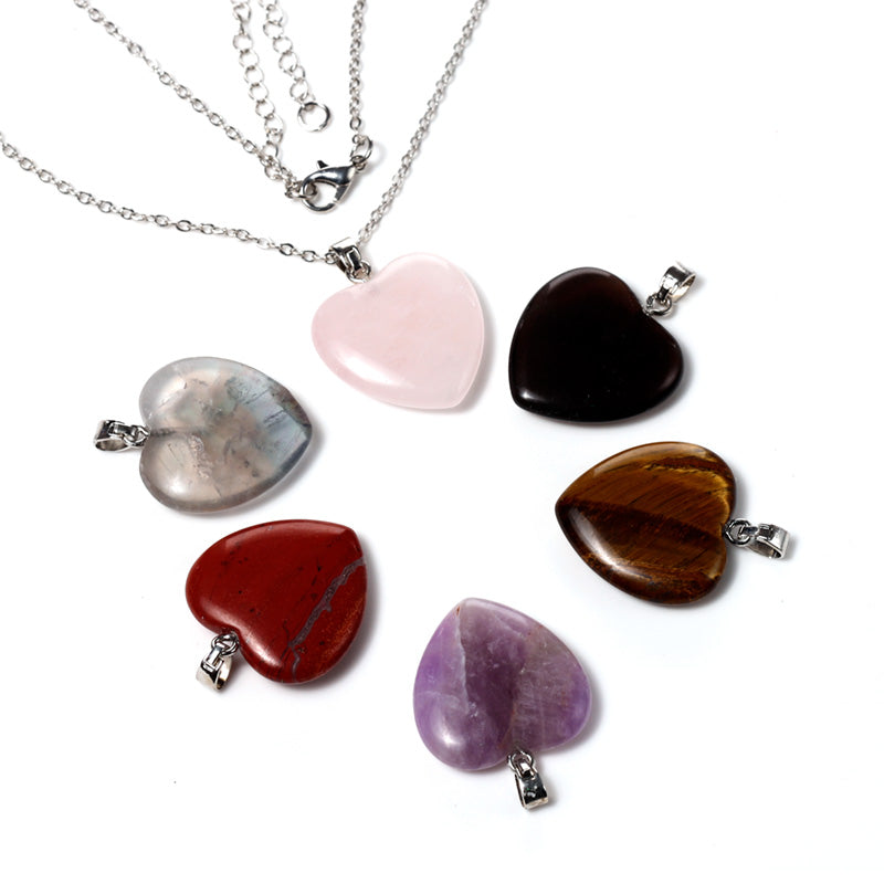 Natural Gemstones in Heart Shapes