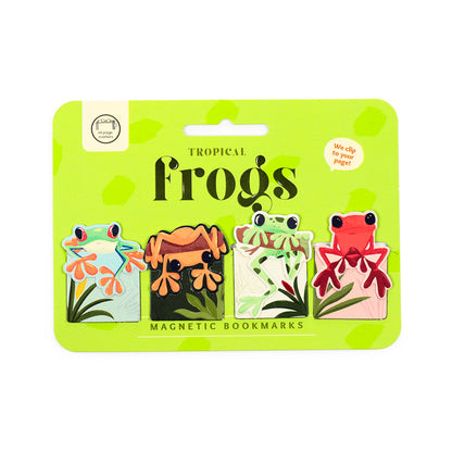 Close-up of Tropical Frogs Magnetic Bookmark